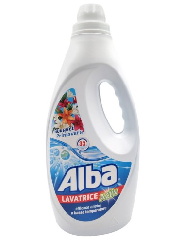 Alba Detersivo Lavatrice Liquido 33 Lavaggi 1850ml - Bouquet Di Primavera